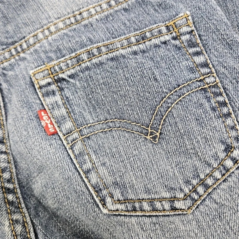 Levi's 505 Boys Jeans Size 10 Slim 23x25 Straight Leg